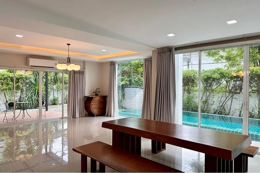 Serene Pattanakarn Pool Home — Private & Connected Rental in supreme luxury gated community 5