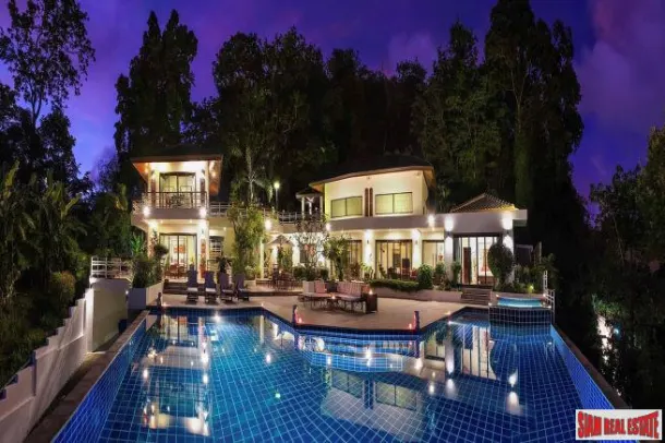 Panoramic Ocean and Lush Mountain Views from this Three Bedroom in Nai Thon 4