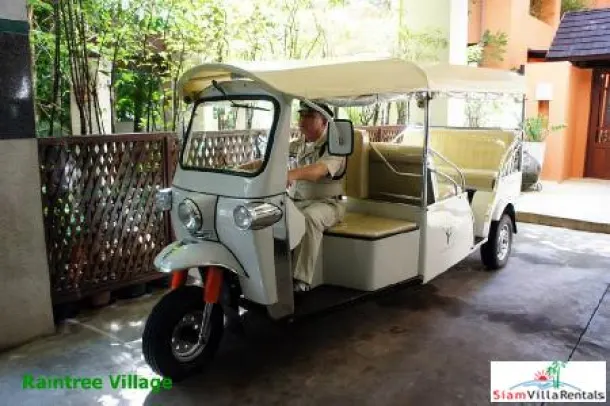 Raintree Village - Bright and Sunny Furnished Three Bedroom Condo for Rent on Phorm Phong 2