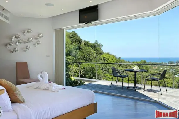 Villa Namaste - Contemporary Six Bedroom Villa with Sea View for Rent in Bang Tao 2
