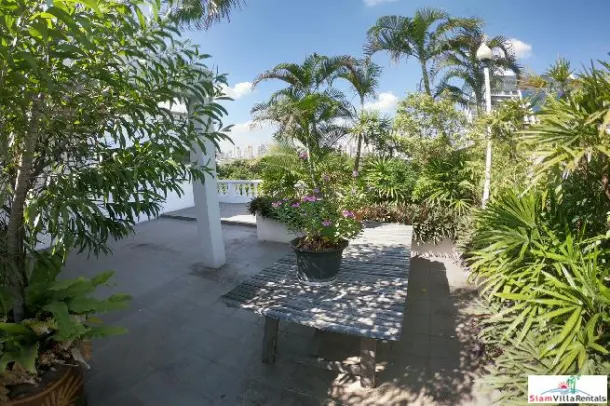 Navin Mansion - Penthouse 3 Bed Duplex at a Boutique Apartment Block of only 8 Units in Tropical Grounds at Yan Nawa - Pets Allowed 4
