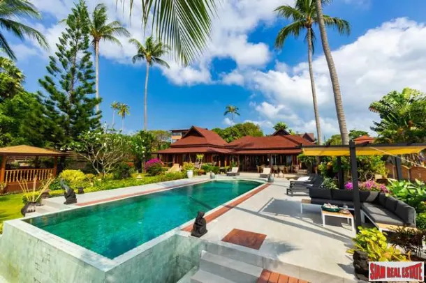Villa Isabel - Beach Front Thai Style 4 Bed Villa for Rent at Thong Tanod Beach Taling Ngam, Koh Samui 3