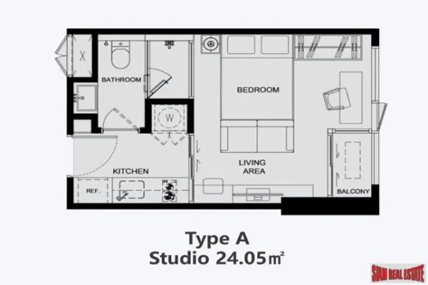 New 55 Storey Project with Ultra Modern Amenities in Phetchaburi - One Bedroom - Thai Freehold Only 3