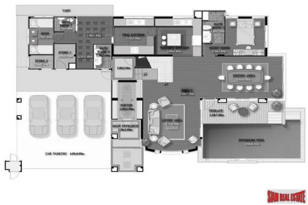 Baan Sansiri Sukhumvit 67 - Excellent Luxury Five Bedroom Home for Rent in a Gated Phra Khanong Estate - Pet Friendly 3