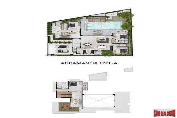 Four Bedroom Luxury Pool Villas in a Natural Setting for Sale in Thalang 3