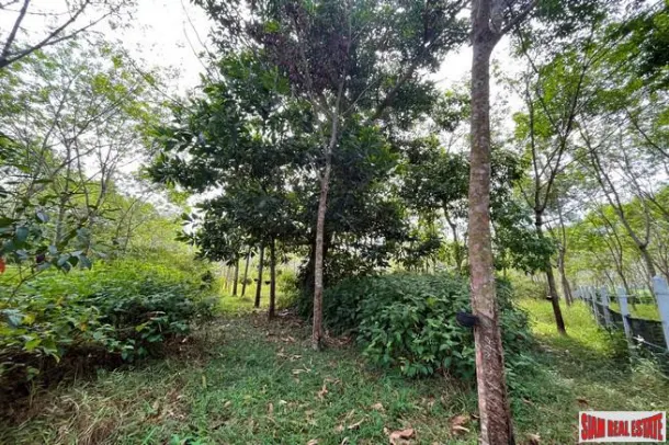 10 Rai of flat land close to Thai Mueang Beach only 5 mins for sale in Phangnga 3
