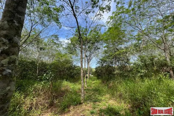 10 Rai of flat land close to Thai Mueang Beach only 5 mins for sale in Phangnga 4