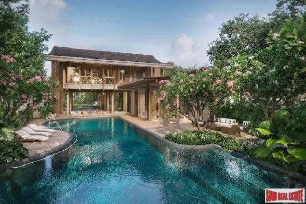 Burasiri Krungthep Kreetha - Spacious 196 sqm. House with 5 Bedrooms and Resort-Style Amenities, Conveniently Located in Hua Mak 3