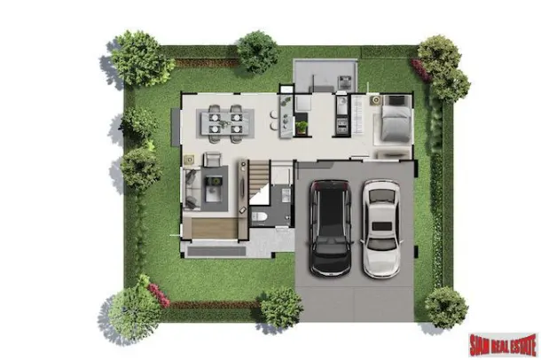 New Four Bedroom Project with Special Home Features for Sale in Pa Klok 2