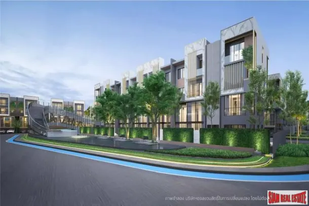 New Project of Modern Town Homes with Home Automation at Lat Phrao Road, Bang Khen. 4
