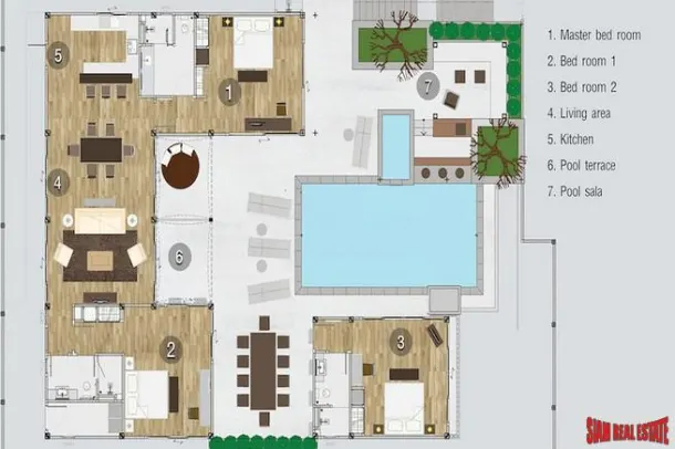 Modern Four Bedroom Pool Villa with a Sea View In Secluded Rawai Suksan area near 5-star resort 3