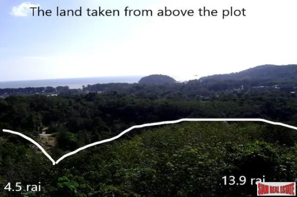 Sea View Land 13.9 Rai For Sale in Layan 3