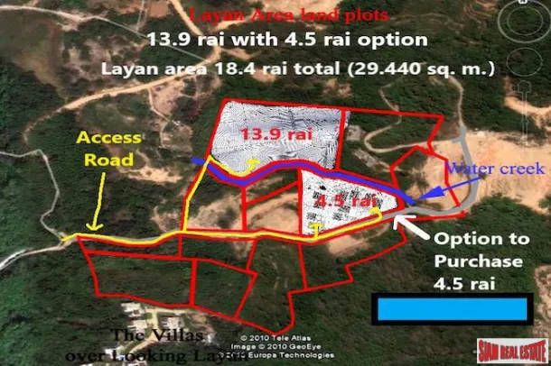 Sea View Land 13.9 Rai For Sale in Layan 4