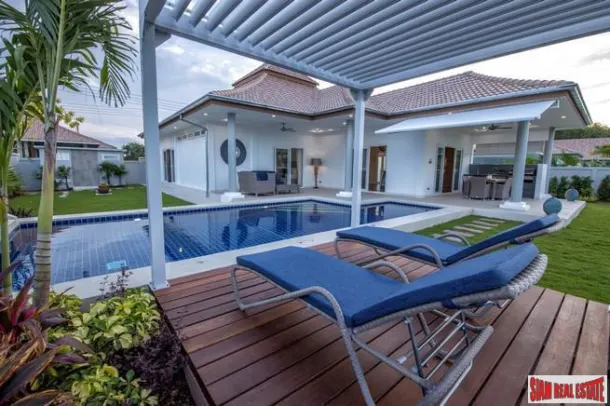 New Three Bedroom Private Pool House with Gardens &amp; BBQ Area for Sale in Hua Hin 4