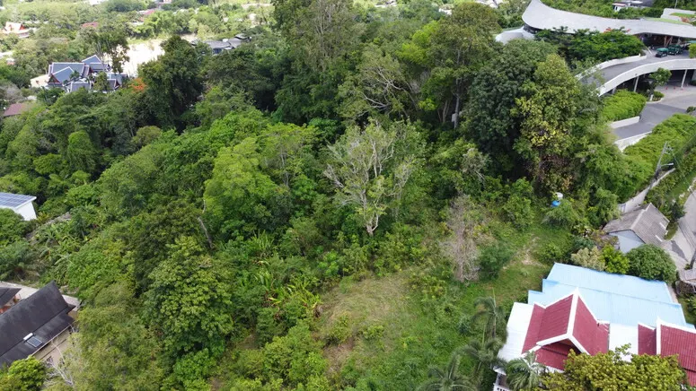 Large Sea View Land 2888 sqm (1.8 Rai) in Hills above Chalong 3