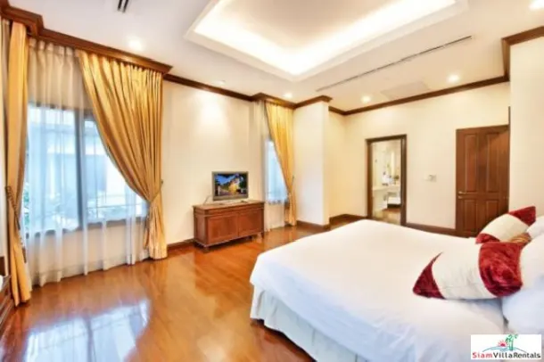 Exquisite 4 Bed Private Serviced Pool Villa in Secure Estate for Rent at Sathorn - Pet Friendly 4