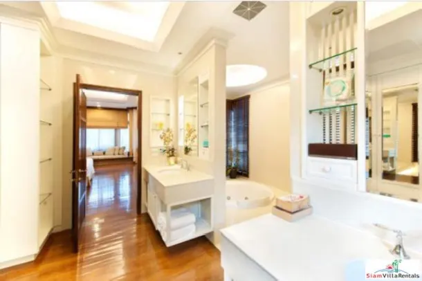 Exquisite 4 Bed Private Serviced Pool Villa in Secure Estate for Rent at Sathorn - Pet Friendly 2