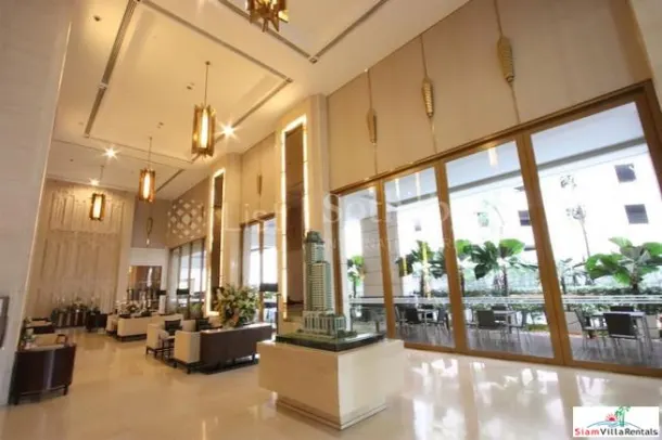 Q Langsuan - Luxury Two Bedroom Condo for Rent on 19th Floor in Ratchadamri 3