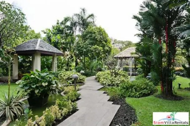 Somkid Gardens - Elegant Four Bedroom Condo for Rent with City Views in Lumphini 2