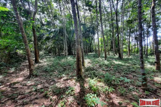 Over Two Rai of Krabi Land with House and Rubber Plantation and Great Sea Views of Thalen Bay for Sale 2