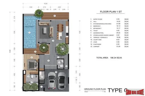 New 3 &amp; 4 Bedroom Pool Villa Project for Sale in Bang Tao 3