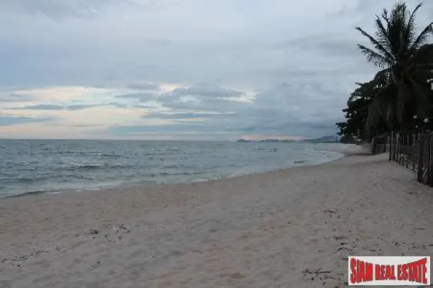 An absolute beachfront land for sale. 2