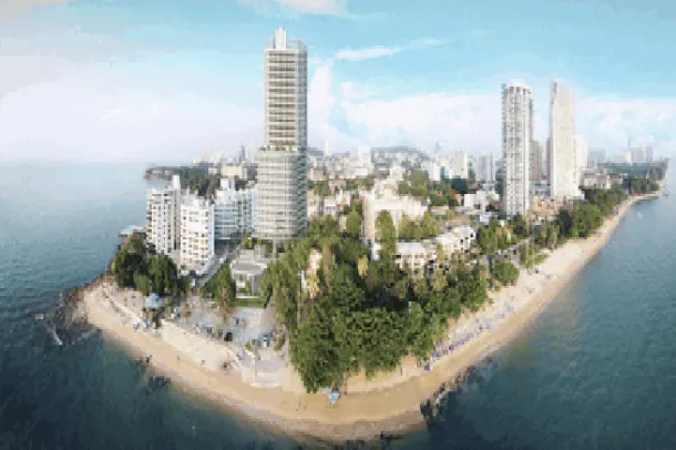 New stunning development front beach in a quiet areas-phratamnak 2