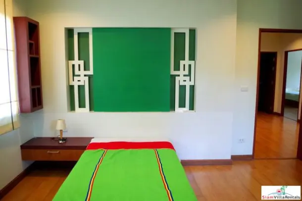Large Four Bedroom House with Pool in Secure Compound for Rent at Ramkhamheang 2