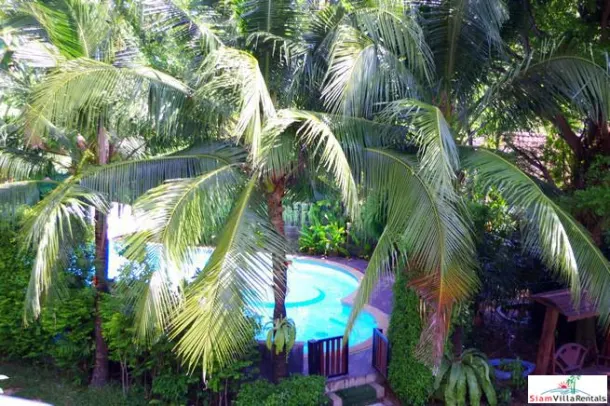 Large Four Bedroom House with Pool in Secure Compound for Rent at Ramkhamheang 3