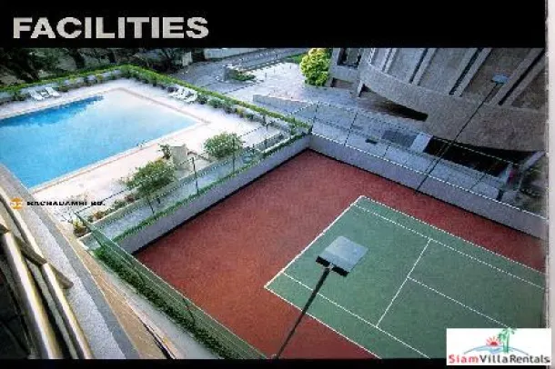 Baan Somthavil Condo - Two Bedroom Luxury Condo for Rent in Radjadamri 3