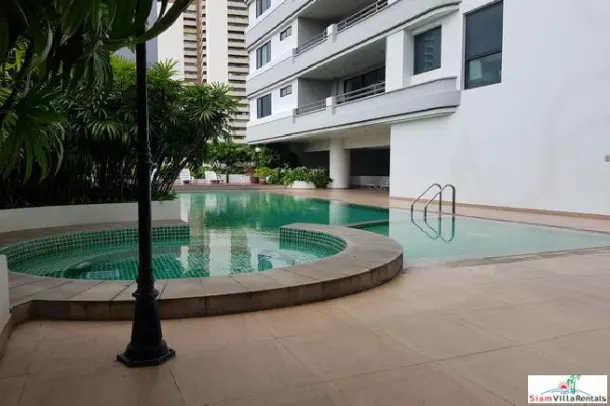 Charoenjai Place - Big Two Bedroom, Two Bath Apartment for Rent with Green City Views in Ekkamai 4