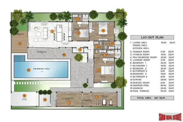 The Residence Resort Bang Tao - Brand New Four Bedroom Pool Villa for Sale just 5 mins walk to Bangtao and Laguna Beach 3