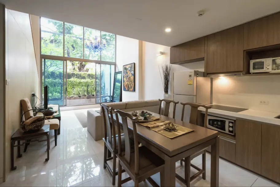 Siamese Thirty Nine l Duplex with private garden for Rent in Phormphong,Bangkok 4