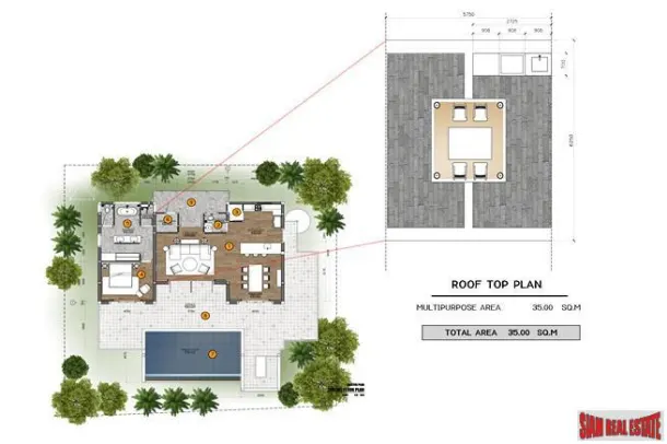New Four Bedroom Luxury Pool Villa for Sale in Layan 4