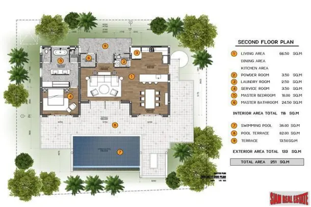 New Four Bedroom Luxury Pool Villa for Sale in Layan 2