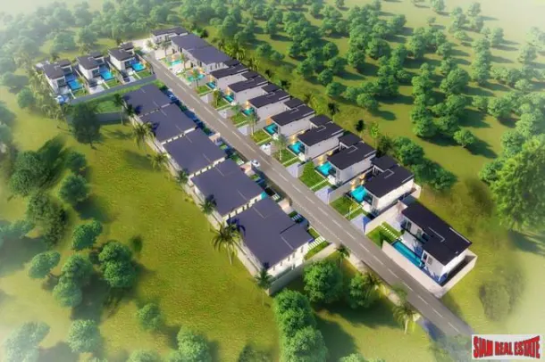 New Secure Estate of 3-5 Bed Pool Villas Nearing Completion in Excellent Location at Jomtien, Pattaya City - 4-5 Bed Units 4