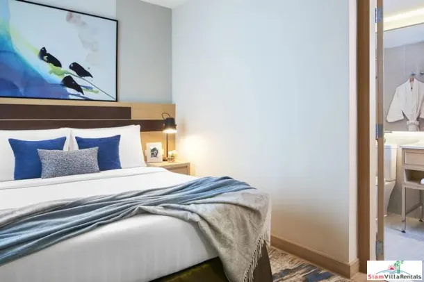 Modern &amp; Bright Two Bedroom Serviced Apartments with City or Garden Views for Rent in Asoke 3