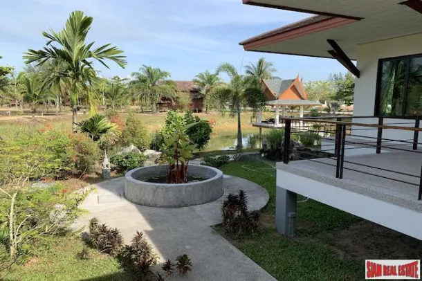Large Open Two Bedroom Villa for Rent on a Private Lake in Khao Lak 2