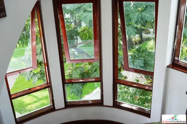 Prestigious Renovated Five Bedroom House in the Heart of Sukhumvit 61 and Close to BTS Ekkamai 2