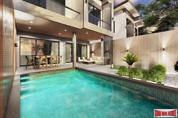New Secure Estate of 3-5 Bed Pool Villas Nearing Completion in Excellent Location at Jomtien, Pattaya City - 3 Bed Units 3