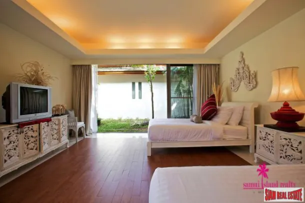 Baan Ban Buri - Luxury 4 Bed Beach Front Resort Villa at Dhevatara Residence, Bophut, North East, Koh Samui 3