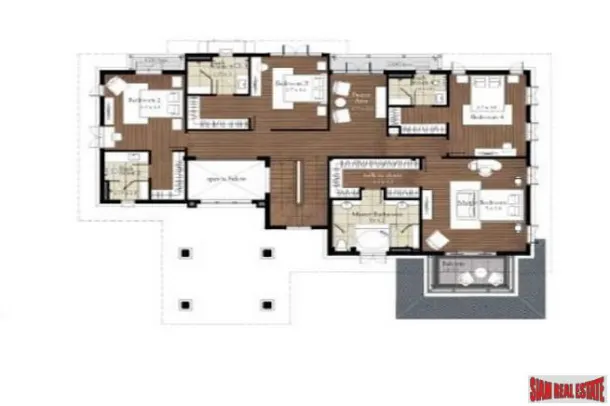 The Royal Residence, Kaset Navamin - Luxury Five Bedroom Villa for Sale in Award Winning Private Lat Phrao Estate 3