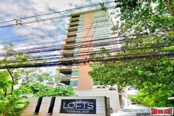The Lofts Yennakart - 2 Bedrooms and 2 Bathrooms, 67.97 sqm, Beautiful River View, Chong Nonsi 4