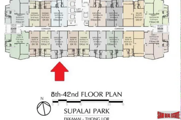 Supalai Park Ekkamai-Thonglor - Furnished 1 Bed 54.5 Sqm Unit on the 32nd Floor 3