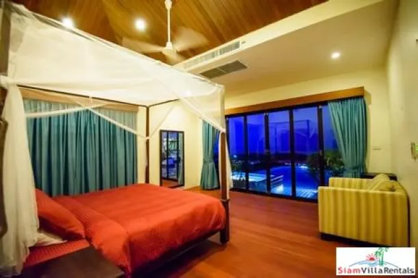 Three Bedroom Pool Villa with Panoramic Sea &amp; Lush Mountain Views for Sale in Nai Thon 3