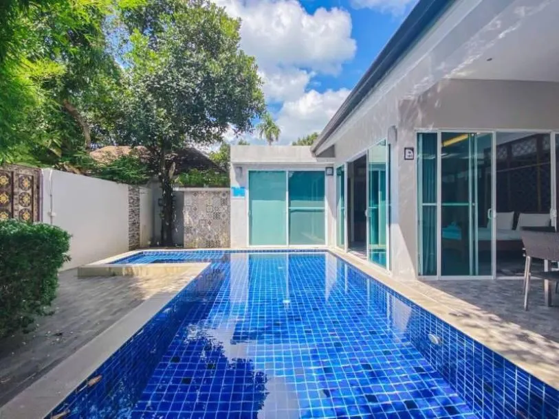 Two bedroom with private pool for rent in Cherng Talay 2