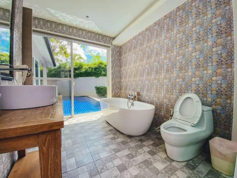 Two bedroom with private pool for rent in Cherng Talay 3
