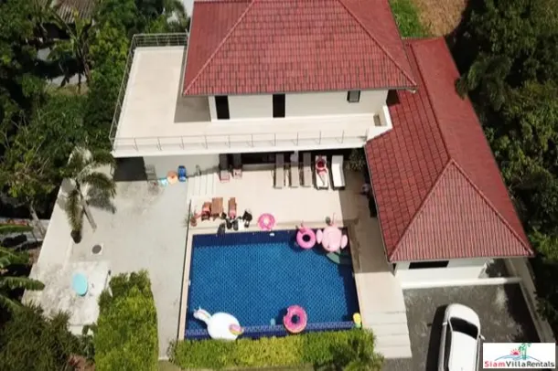 Three Bedroom Family Pool Villa With a Big Garden for Long-Term Rent in Rawai 4