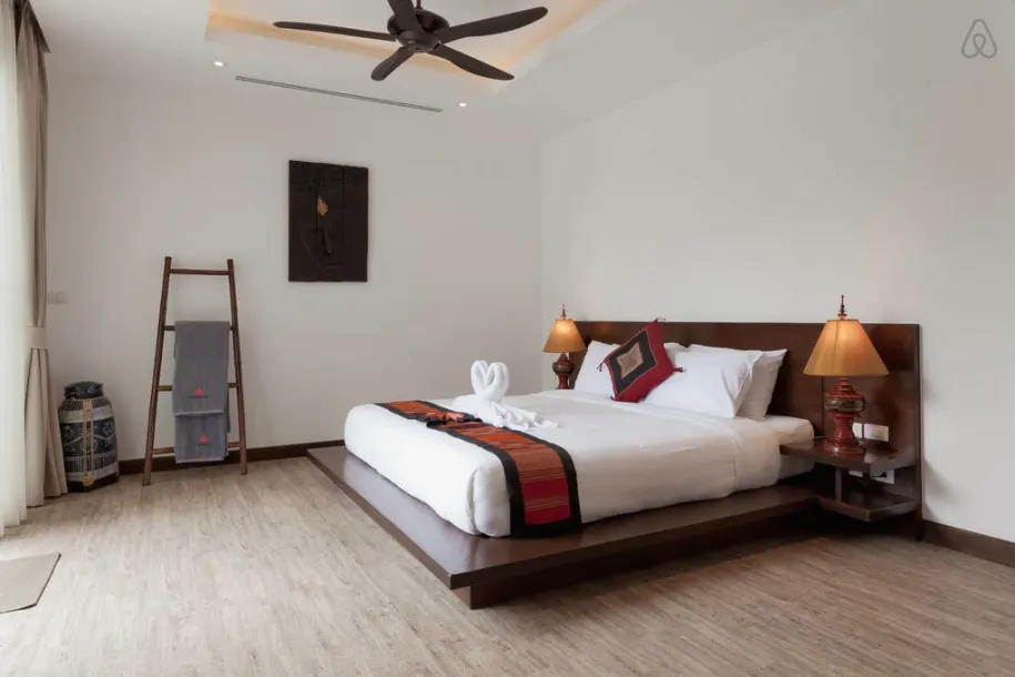 Three Bedroom Thai-Balinese Style Luxury Pool Villa for Rent in Cherng Talay 3