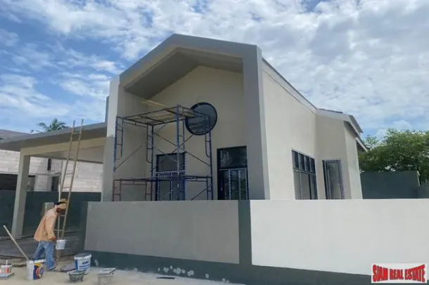 New Project of 3-5 Bed Single Storey Houses in Secure Estate 3 mins to Mapprachan Lake, East Pattaya 2